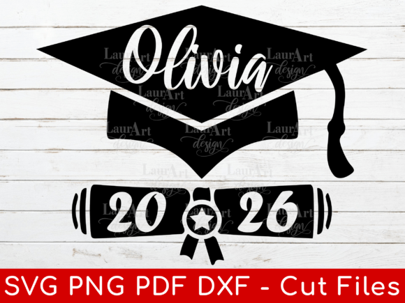 2026 Graduation Cap Graphics for T-Shirt Designs