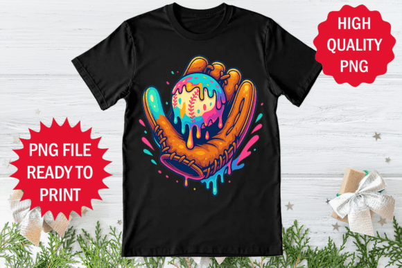 Baseball Glove Graphics for T-Shirt Designs