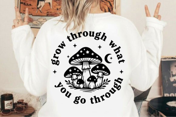 Boho SVG Grow Through Graphics for T-Shirt Designs