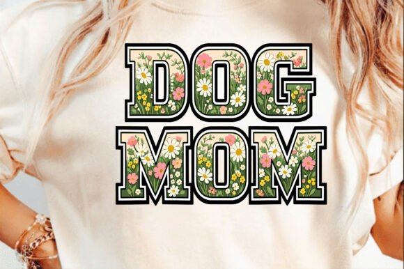 Dog Mom Floral Graphics & T-Shirt Designs Review