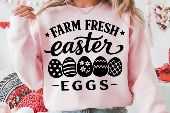 Farmhouse Vintage Easter Day SVG PNG for T-Shirt Designs