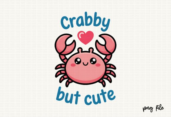 Hand Drawn Line PNG Summer SVG Crabby Review