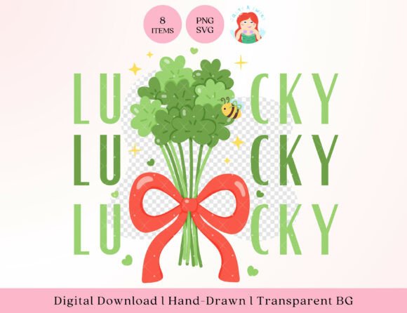 In My Lucky Era Shamrock SVG: Graphics & T-Shirt Designs