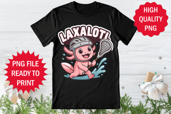 Laxalotl Funny Axolotl Design: A Versatile T-Shirt Graphics Gem