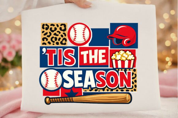 Tis the Season Baseball Game Day PNG for Graphics